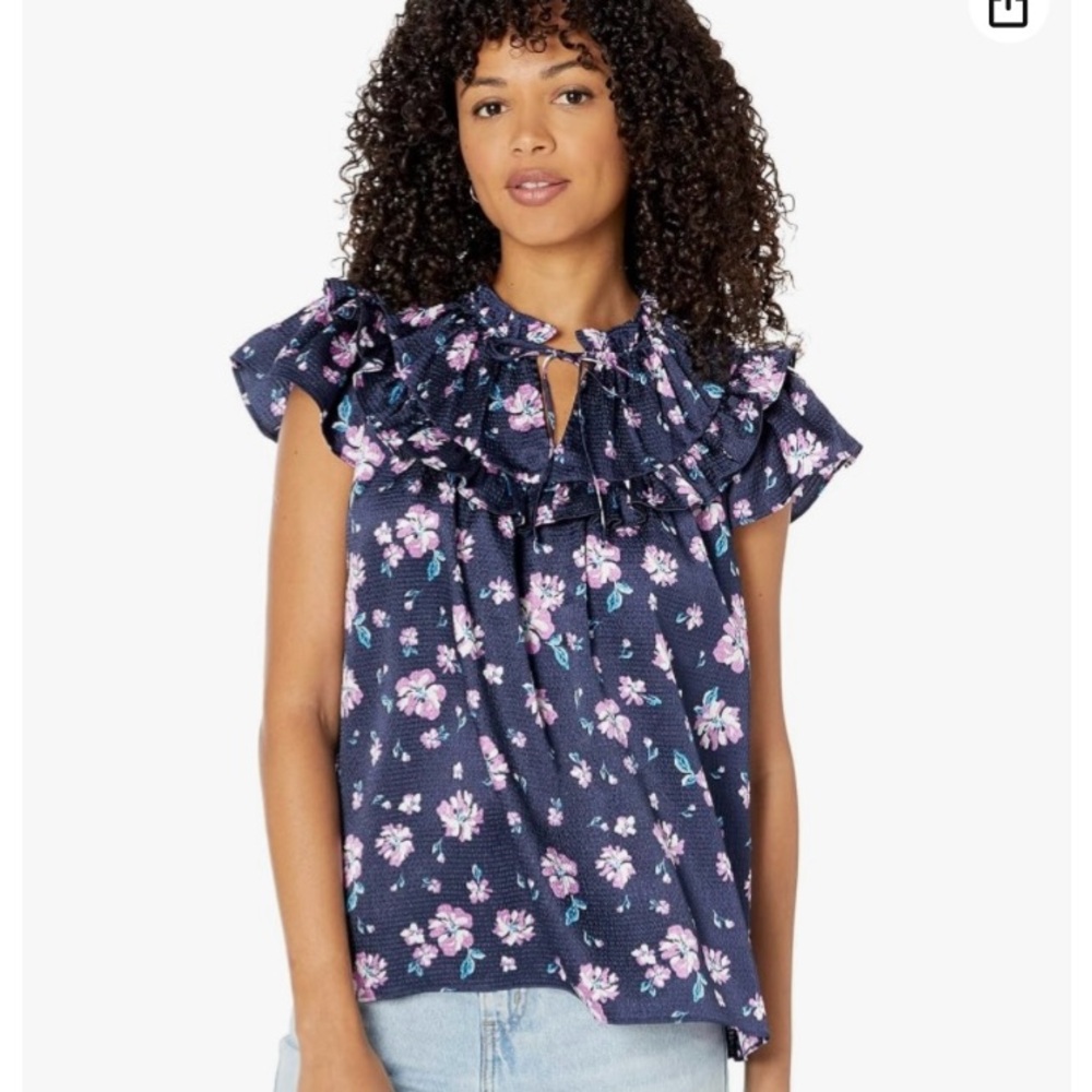 Draper James Flutter Sleeve Top